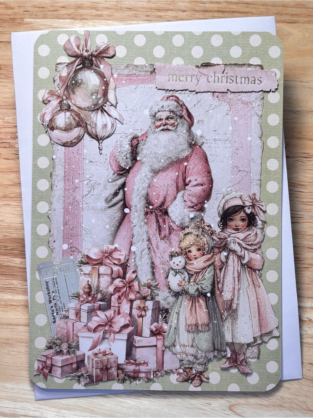 Handmade Christmas Greeting Card